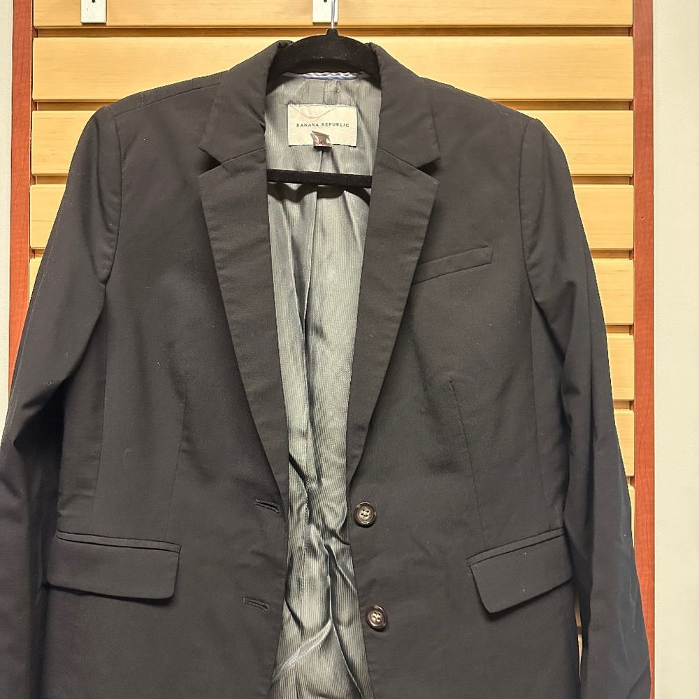 Banana Republic Black Blazer Size 12